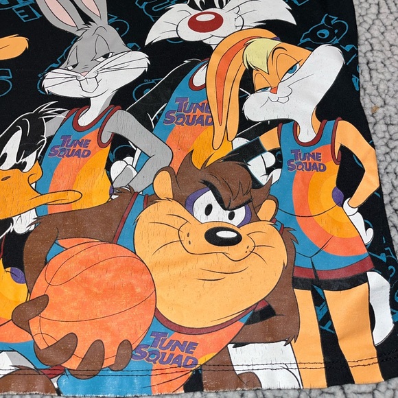 EUC 1996 Space Jam Looney Tunes Tune Squad t shirt youth large, vintage, OG bugs - Picture 3 of 10